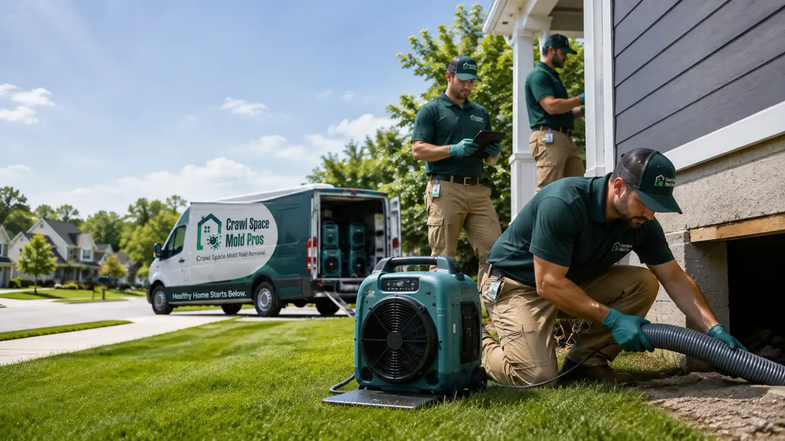 Crawl Space Mold Removal in Henrietta, MO